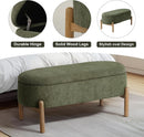 Green Oversized Storage Solution Bench Ottoman Bedroom