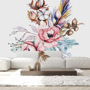 Cotton and Acorns Wallpaper