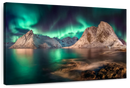 Swirling Moskenes Aurora Wall Art