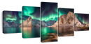 Swirling Moskenes Aurora Wall Art
