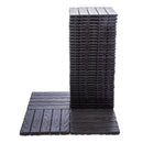 76-Pack 11.42'x11.42' Interlocking Deck Tiles - 68.80 Sq.Ft 3D Wood Grain Plastic Flooring for Outdoor Use,Waterproof & Moisture-Proof Patio Tiles, All-Weather Use & Easy Snap-Together Installation