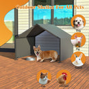Dog Shade Shelter, Portable Pet Tent, Water Resistant Dog House for Shade Protection, Outdoor, Garden, Patio, Backyard, Gray
