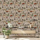 Mystical Hands Pattern Wallpaper