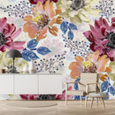 Large Flowers Wallpaper