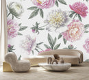 Contemporary Peonies Wallpaper