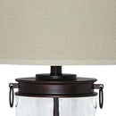 Tailynn - Glass Table Lamp  - Clear / Bronze Finish