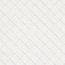 Whisper White Arabesque 10.83" x 15.5" Glazed Ceramic Mesh-Mounted Mosaic Wall Tile Pattern-MSI Collection