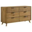 Bennett 4-piece Queen Bedroom Set Light Oak