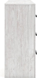 Cayboni Vintage 6 Drawer Dresser With Safety Stop White