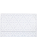 Outdoor & Indoor Privacy Screen Metal Privacy Screen 76' H×48' W, Freestanding Decorative Privacy Screen for Deck Balcony Patio, Privacy Fence Panels for Outside Lawn Garden PS115 WHITE