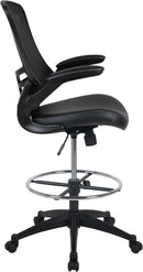 Kelista Mid Back Swivel Ergonomic Office Chair Black