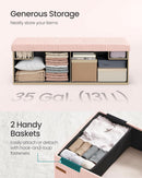Jelly Pink Foldaway Underbed Storage Ottoman Bench