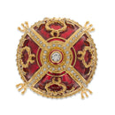 1895 Rosebud Royal Imperial Metal Easter Egg