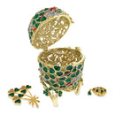 1902 Clover Leaf Royal Easter Egg With Brooch And Pendant