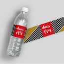 Fab Cheers Birthday Water Bottle Labels