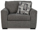 Gardiner - Chair And A Half - Pewter