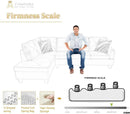 Two Piece L Shape Sectional Sofa Set In Midnight Blue Microfiber With Chaise Left Hand Facing