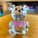 Clear Crystal Bear Figurine