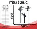 Metal Fairy Garden Stakes | Metal Garden Set | Outdoor | Up to 24" | Over 20 Color Options