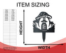 Metal Fairy House Garden Stake - 14 Color Options
