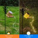 Outdoor Solar Hanging Lanterns Watering Can