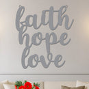 Faith Hope Love Sign