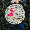 Falala Flamingo Christmas Door Decorations