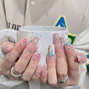 Luxury Full Cover Press-On Nails, 24-Piece Artificial Nail Set