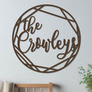 Family Name in Wreath