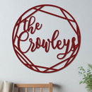 Family Name in Wreath