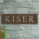 Family Name Sign with Date