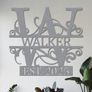 Family Name w Established Year Sign