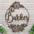 Family Name with Roses
