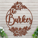 Family Name with Roses