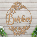 Family Name with Roses