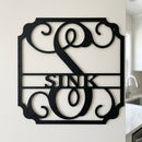 Custom Metal Wall Art - Personalized Established Family Sign