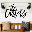 Fancy Family Name Sign