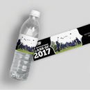 Fancy Frame Graduation Water Bottle Labels