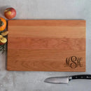 Fancy Monogram Cutting Board
