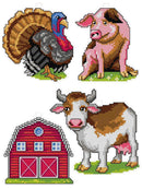 "Farm "114CS Counted Cross-Stitch Kit
