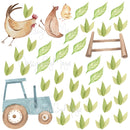 Farm Animals and Friends - Fabric Nursery Wall Art Decals