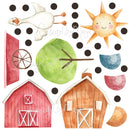 Farm Animals and Friends - Fabric Nursery Wall Art Decals