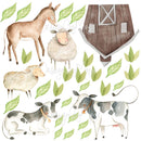 Farm Animals and Friends - Fabric Nursery Wall Art Decals