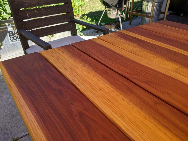 Farmhouse Redwood Dining Table