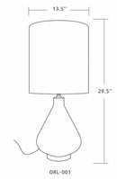 Farnborough Marble Ceramic Table Lamp