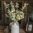 Faux Leaf Autumn Eucalyptus Artificial Stem