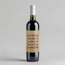 Favorite Child Wine Label