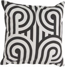 Braives Black Pillow Cover