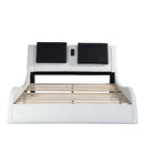 Platform Bed Frame With LED Lighting, tooth Music, Vibration Massage