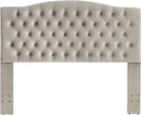 Elegant Velvet Tufted Queen Headboard for Ultimate Comfort